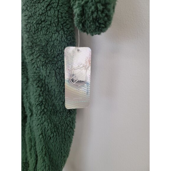 Minnesota Wild Infant 3/6M Green Sherpa Fleece With Ears Cozy Warm - Picture 3 of 5